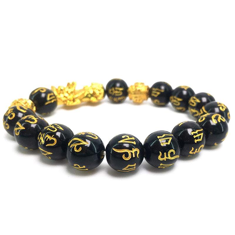 Bracelet en Obsidienne Noire Feng Shui